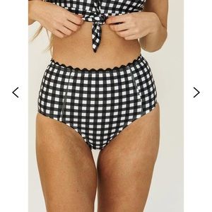 Lime Ricki High Waisted Swim Bottom Size S